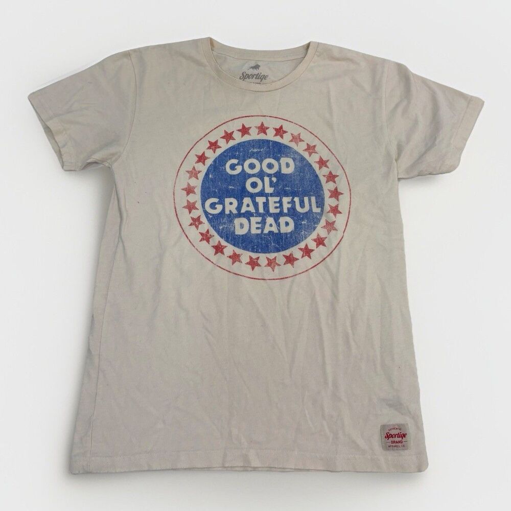 Sportige Brand Tshirt Womens Size Medium Good Ol Grateful Dead Print